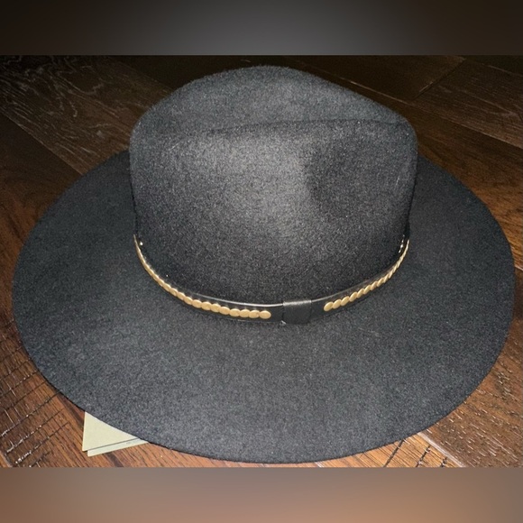 RARE ALL SAINTS NWT Long Brim Fedora Hat main image 16